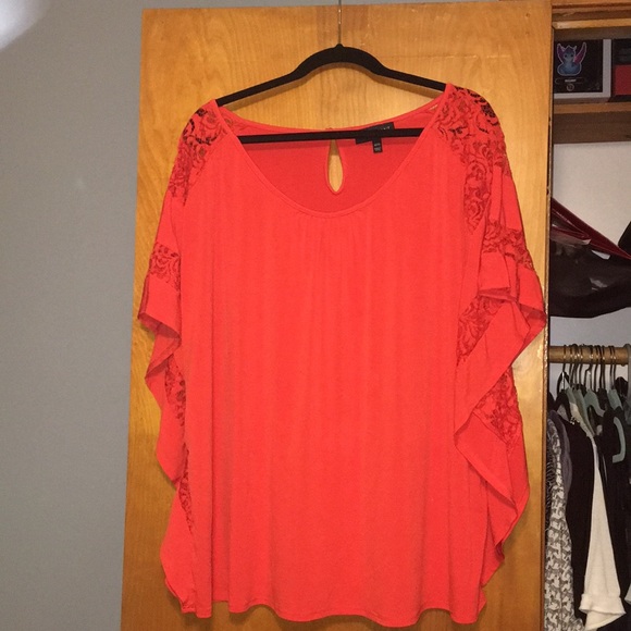 22/24 Lane Bryant Red Shirt - Picture 1 of 3